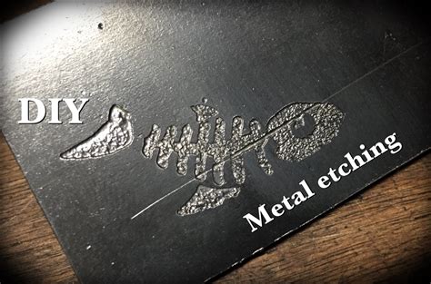 metal etch fabricator|diy photo etching on metal.